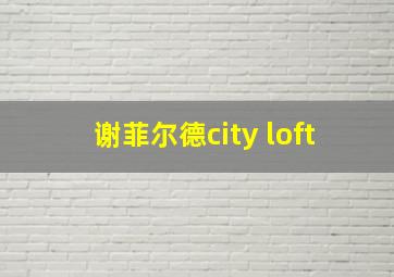 谢菲尔德city loft